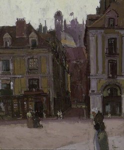 The Rue Notre Dame And The Quai Duquesne, Dieppe — Walter Richard Sickert