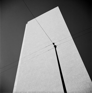 Side Façade Of The Building Of The Ministry Of Education And Health, Rio De Janeiro, Rj. Brazil — Thomas Jorge Farkas