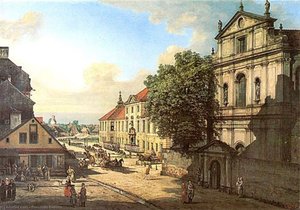 Bridgettine Church And Arsenal — Bernardo Bellotto