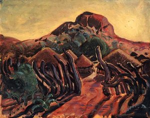 Mochudi, Bechuana Village — Arthur Lismer