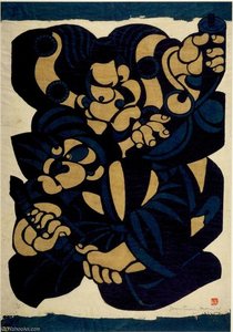 Two Samurai — Tsukioka Yoshitoshi