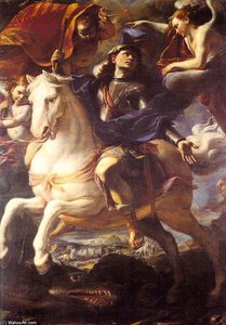 St. George On Horseback — Mattia Preti