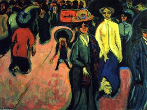Strada — Ernst Ludwig Kirchner