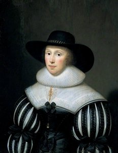 Grace Bradbourne, Wife Of Sir Thomas Holte — Cornelius Johnson