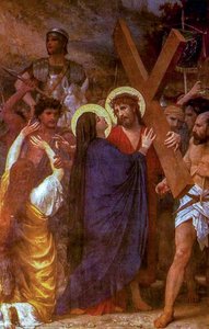 Christus Begegnet Seiner Mutter Auf Dem Weg Nach Golgatha — William-adolphe Bouguereau