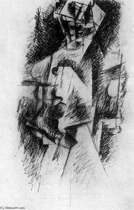 Violinist mit Bart