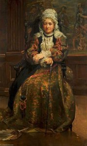 Mrs Stirling (1815–1895) (lady Hutton Gregory) As The Nurse (from 'romeo And Juliet') — Anna Lea Merritt