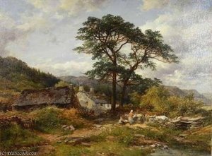 A Cottage In Wales — John James Syer