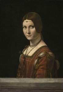 Portrait Di Una Sconosciuta, Erroneamente Nota Come La Bella Ferronnière — Leonardo Da Vinci