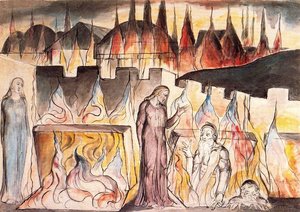 Dante Conversando Con Farinata Degli Uberti — William Blake