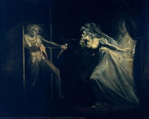 Lady Macbeth Seizing The Daggers — Johann Heinrich Füssli