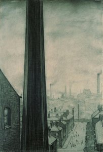 Ein Blick Aus Dem Fenster Des Royal Technical College Salford — Laurence Stephen Lowry
