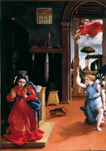 The Annunciation — Lorenzo Lotto