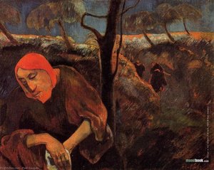 Kristus V Olivovém Zahradu — Paul Gauguin