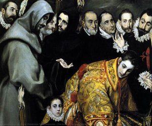 The Burial Of The Count Of Orgaz (detail) (12) — El Greco