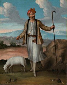 Albanian Herdsman, Jean Baptiste Vanmour (workshop Of), 1700 - 1737 — Jean Baptiste Vanmour