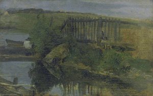 Study From Nature At Twickenham — John Linnell