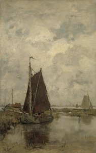 Gray day with ships