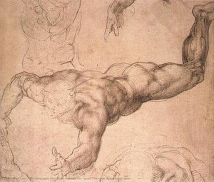 Study For ^quot;the Last Judgement^quot; — Michelangelo Morlaiter