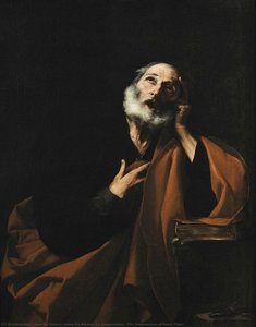 The Repentance Of Saint Peter — Jusepe De Ribera