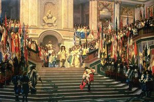 Reception Of The Grand Conde By Louis Xiv (versailles, 1674) — Jean-léon Gérôme