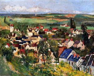 Ansicht Von Auvers Sun — Paul Cézanne