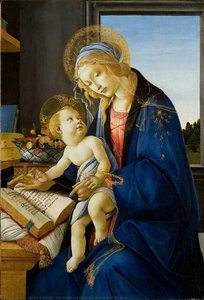 The Virgin And Child (the Madonna Of The Book) — Sandro Botticelli