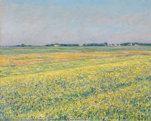 La Pianura Di Gennevilliers, Campi Gialli — Gustave Caillebotte