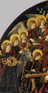 The Lady Of The Assumption Gives St Thomas Her Belt (detail) — Bartolomeo Della Gatta