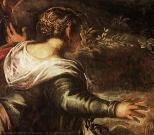 Il Risveglio Di Lazzaro (dettaglio) — Jacopo Tintoretto