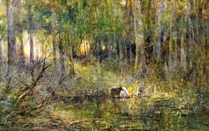 Violet And Gold — Frederick Mccubbin