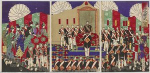 Constitution Promulgation Ceremony — Toyohara Chikanobu
