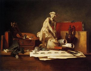Gli Attributi Dell'arte — Jean-baptiste-siméon Chardin