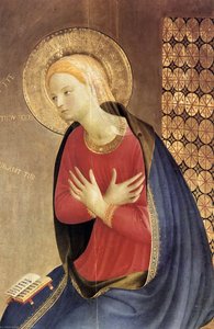 Annunciation (detail) — Fra Angelico