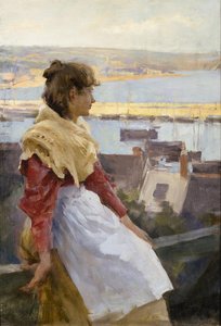 A Fishergirl, Newlyn — Stanhope Alexander Forbes