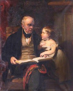 A Grandfather's Lesson — Sir John Watson Gordon