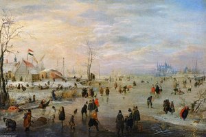 Enjoying The Ice — Hendrick Avercamp