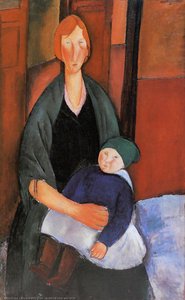Sitzende Frau Mit Kind — Amedeo Modigliani