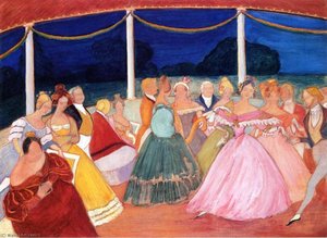 Garden Party — Anna Mary Robertson Moses