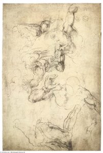 Michelangelo'nun "genç Adam (sağ") Heykeli, Ashmolean Müzesi'nde Sergilenmektedir. — Michelangelo