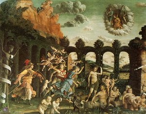 Triumph Of The Virtues — Andrea Mantegna