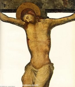 Cut-out Crucifix (detail) — Lorenzo Monaco