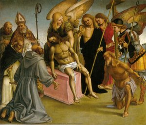 Lamentation Over The Dead Christ With Angels And Saints — Luca Signorelli