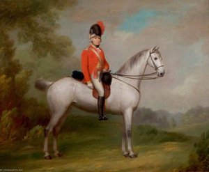 Captain Ichabod Wright Of Mapperley (1767–1862), Formed The First Nottingham Troop In 1794 — John Boultbee