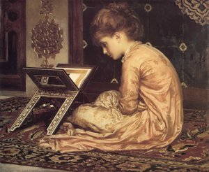Study. At A Reading Desk — Sir Frederic Lord Leighton