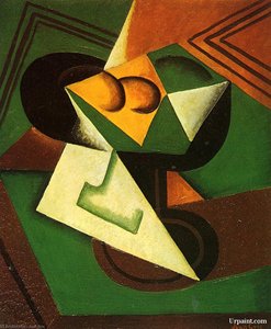 Fruit Bowl And Fruit — Juan Gris