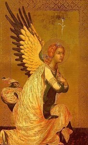 The Angel Of The Annunciation, After 1339, Panel Pai — Simone Martini