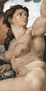 Pád A Vyhnání Ze Zahrady Eden (detail) — Michelangelo Buonarroti