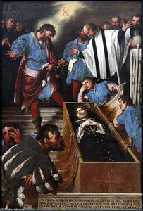 L'illumination De Saint Francois Borgia — Detto Pietro Della Vecchia Pietro Muttoni