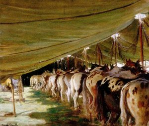 Sanger's Ring Horses — Frederick William Elwell